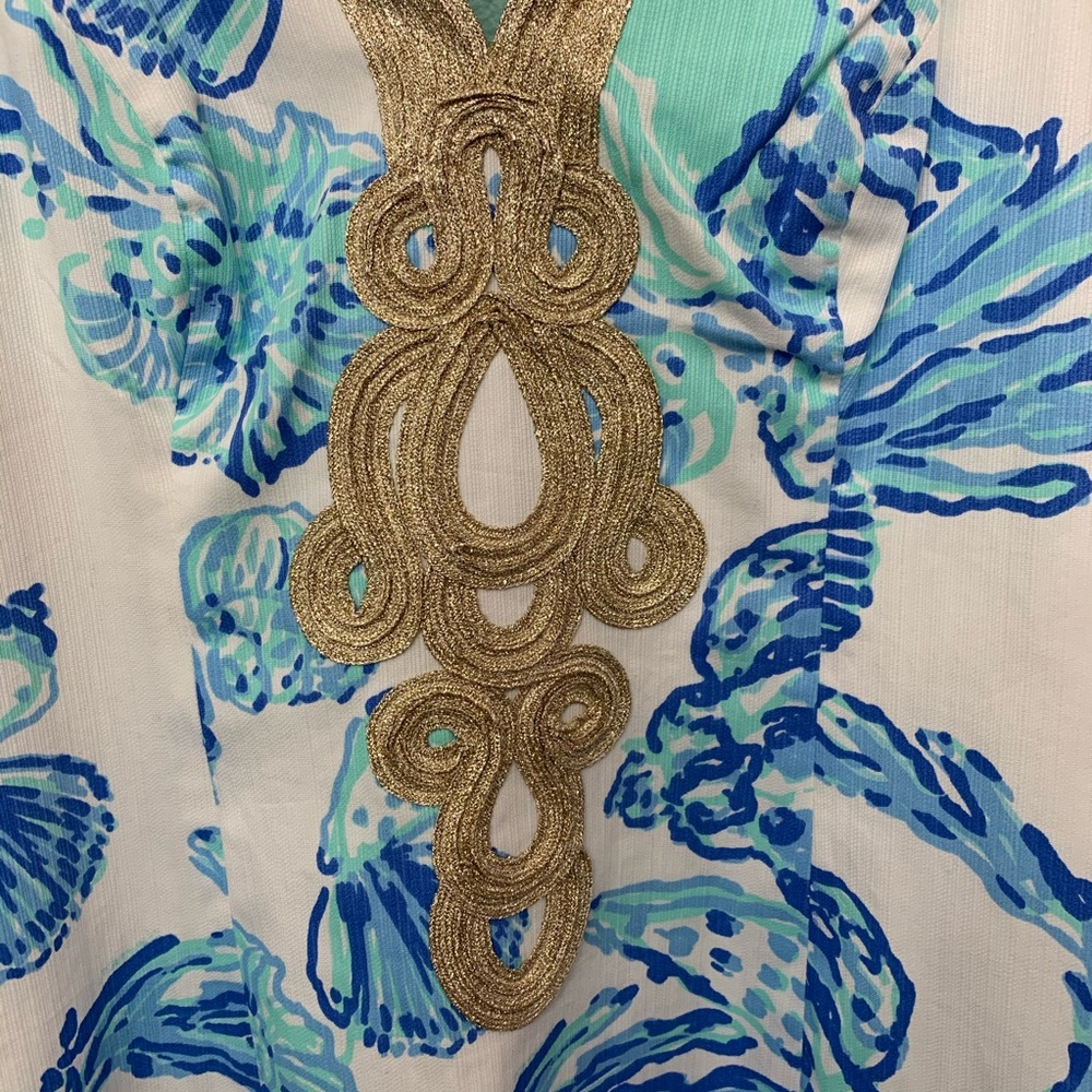 Lily Pulitzer Emery Shift Dress in Barefoot Princess in Resort White Size 4 - Picture 11 of 15